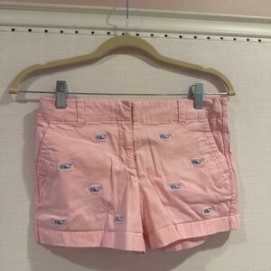 Pink vineyard vines girls shorts